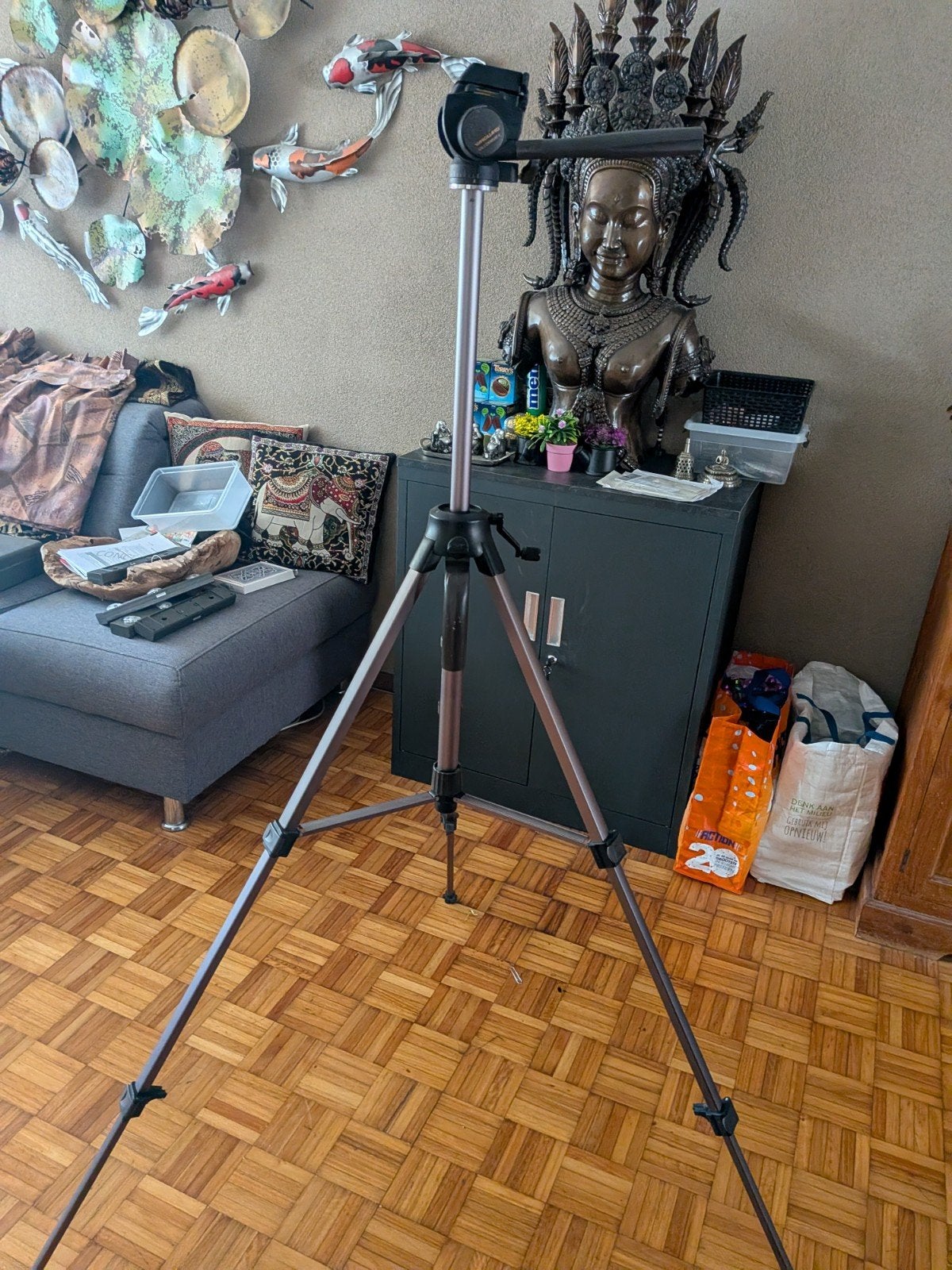camera statief Vanguard Millenium 4 Z.G.A.N., Zo goed als nieuw, Vanguard, 175 cm of meer, Monopod functie