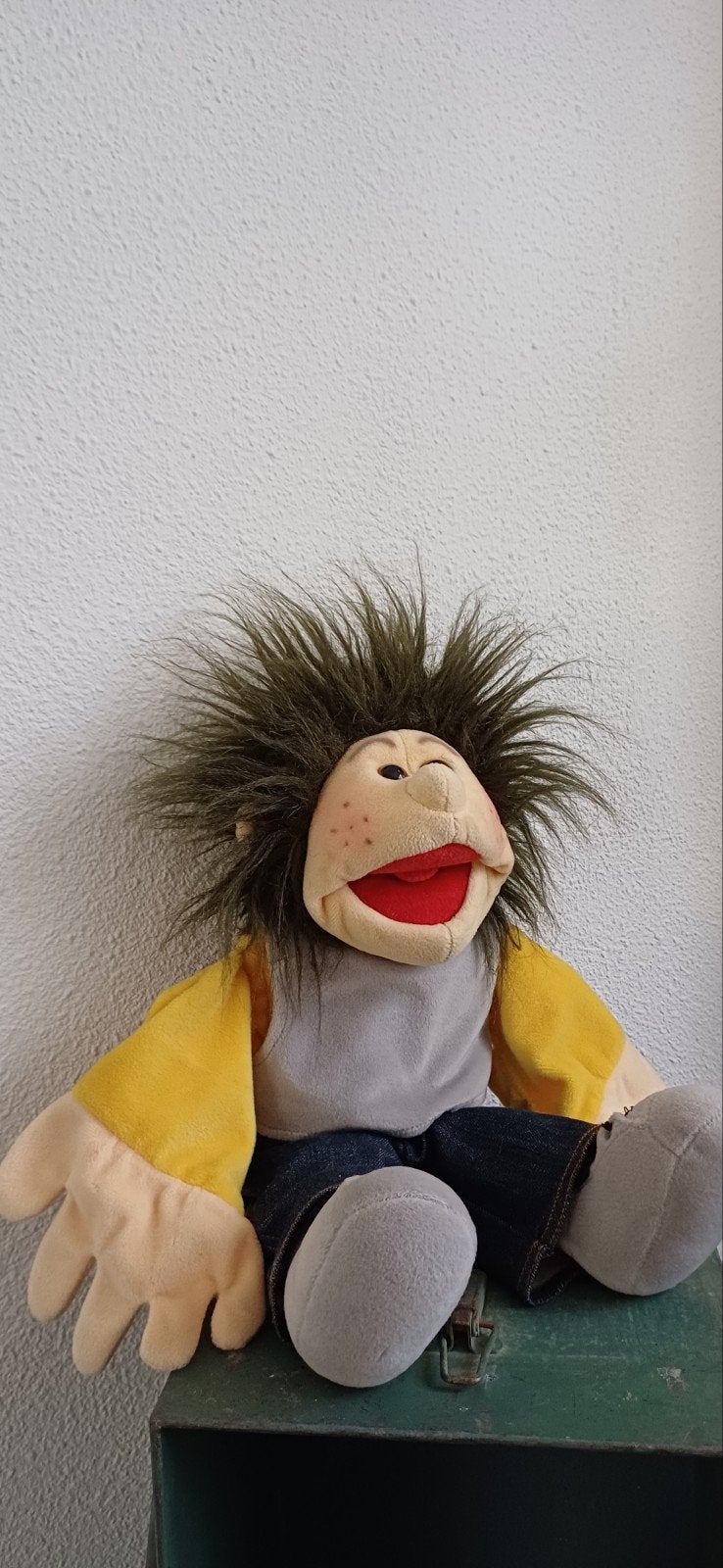 Living puppets / poppenkast / handpop, Verzamelen, Poppen, Ophalen of Verzenden, Gebruikt, Pop