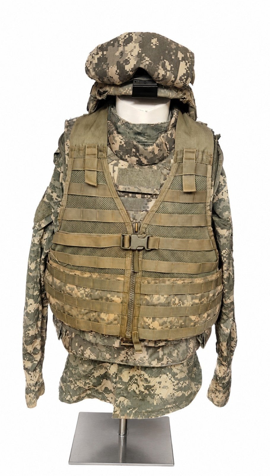 US Army digital ACU uniformset ACH + IOTV, Ophalen of Verzenden, Landmacht, Amerika, Kleding of Schoenen