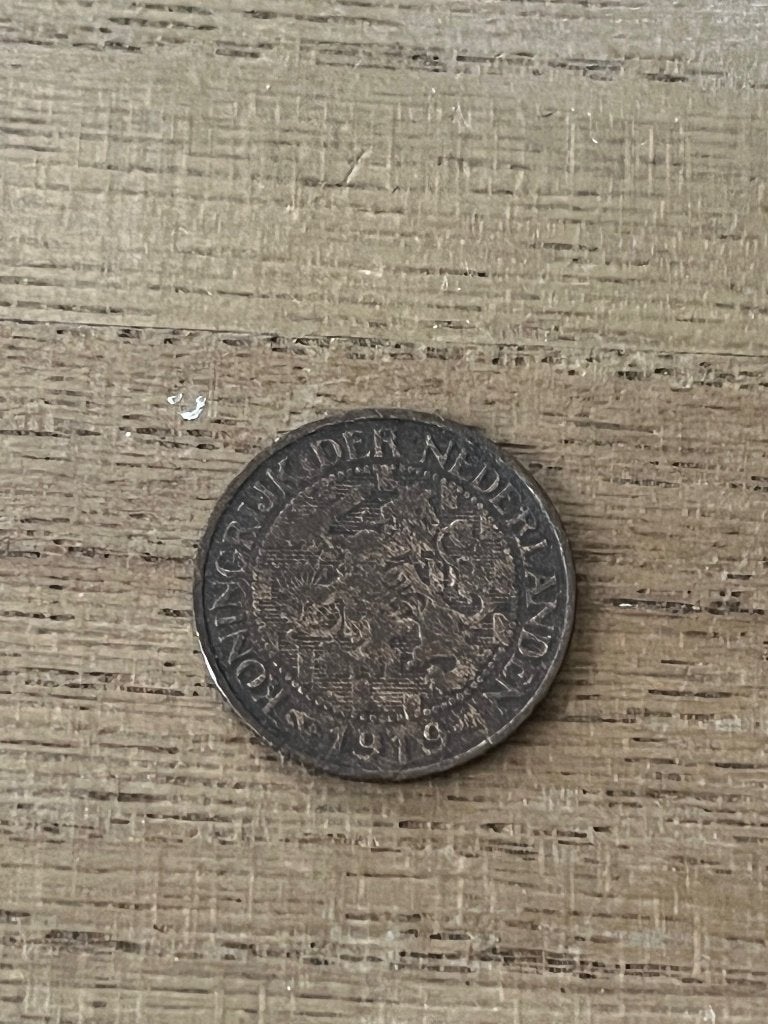 1 cent 1919, Ophalen of Verzenden, Koningin Wilhelmina, 1 cent, Losse munt
