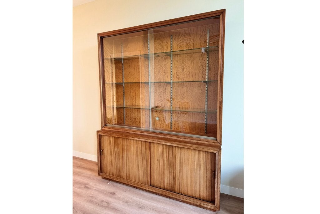 Grote Vintage Servieskast, Vitrinekast, Buffetkast, Ophalen of Verzenden, Niet ingevuld, Niet ingevuld, Niet ingevuld