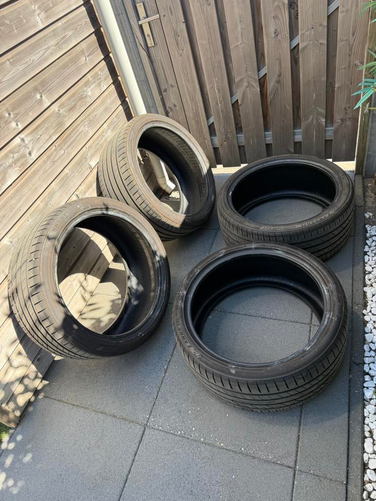 4x Landsail banden 285/35/R21, Gebruikt, 285 mm, Band(en), Personenwagen