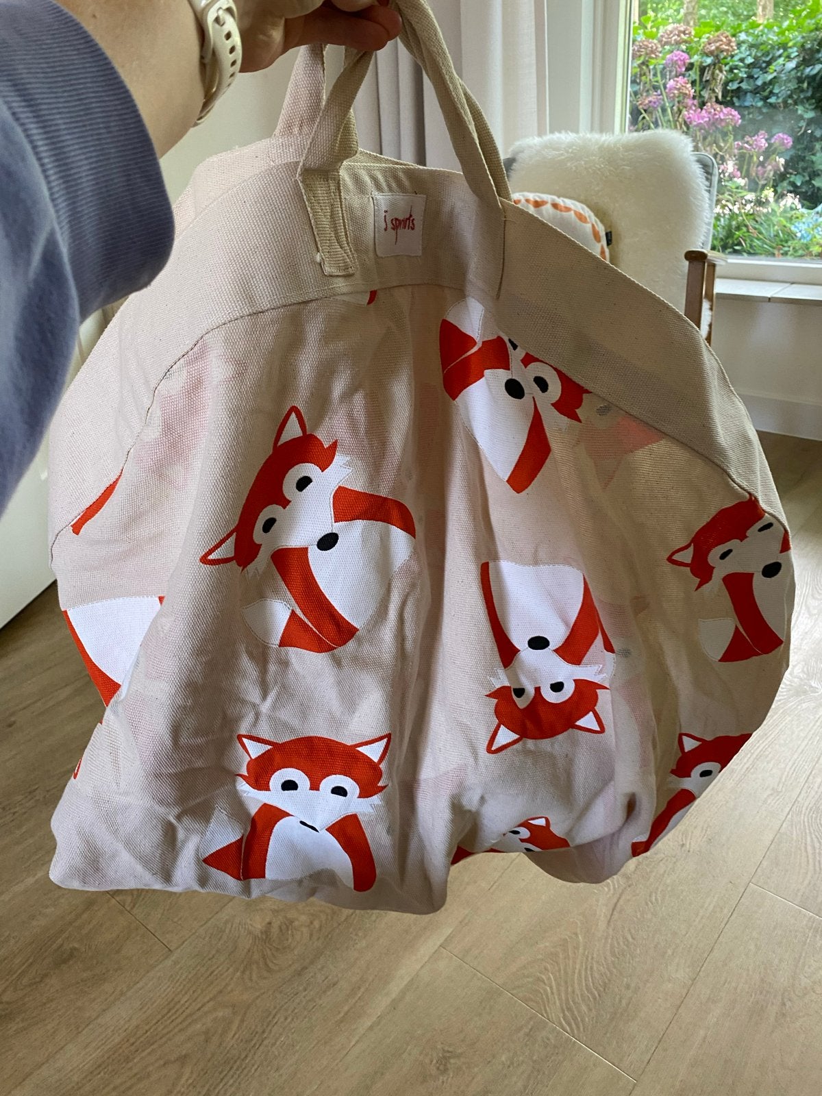 Speelkleed/opbergzak met vossenprint, Ophalen, Zo goed als nieuw