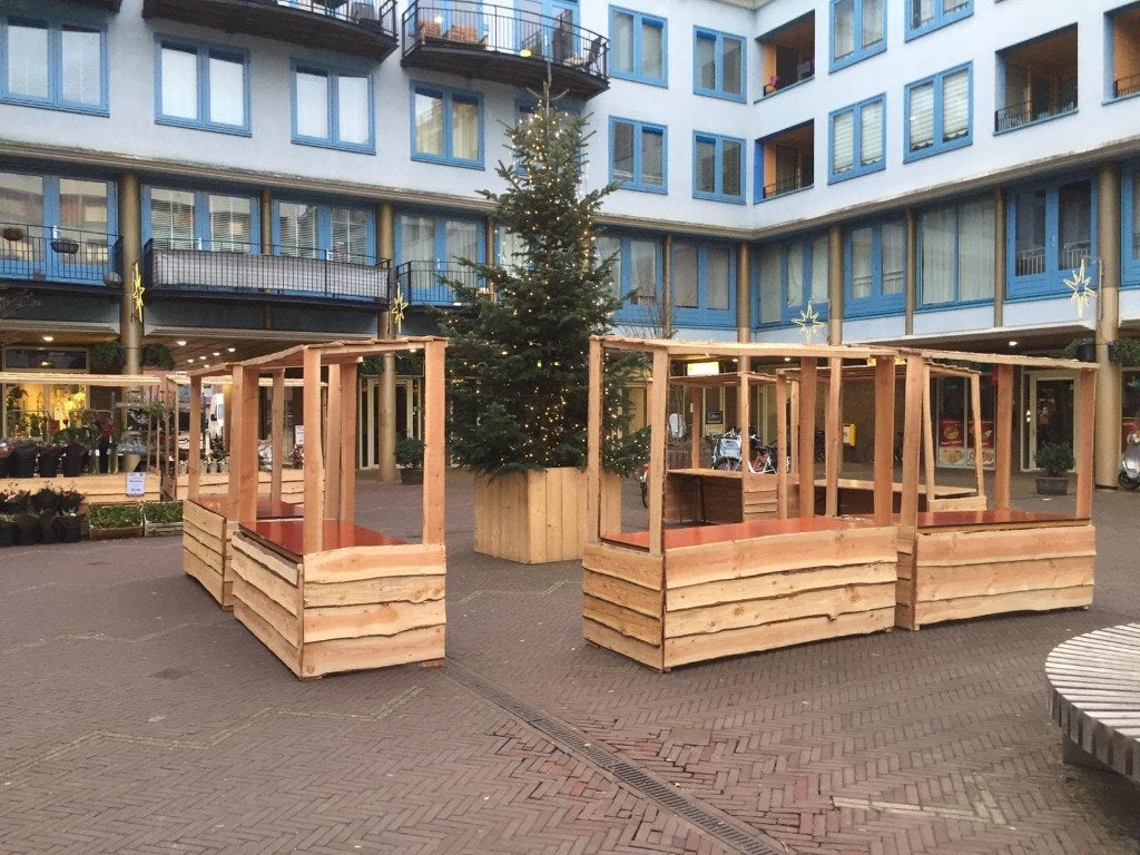 TE HUUR  -- prachtige S F E E R K R A A M - marktkraam, Hobby en Vrije tijd, Feestartikelen | Verhuur, Ophalen of Verzenden, Zo goed als nieuw