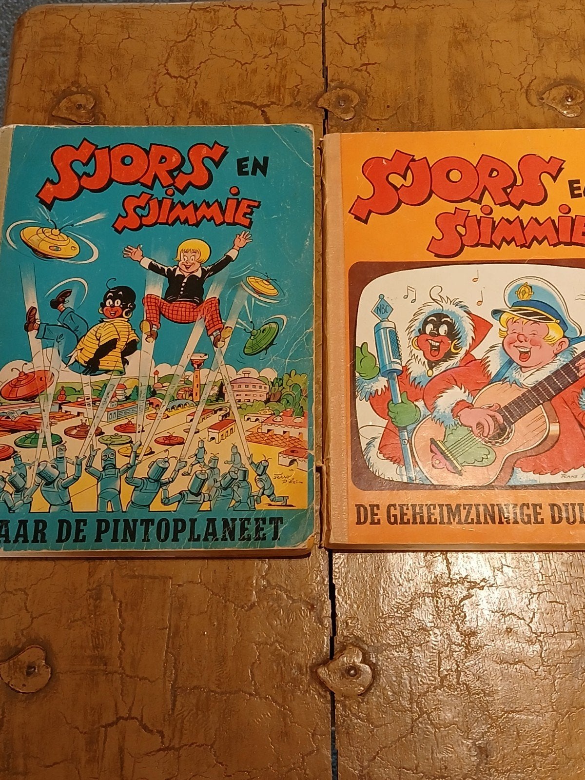 Sjors en Sjimmie -  Pintoplaneet & De Geheimzinnige Du, Ophalen of Verzenden