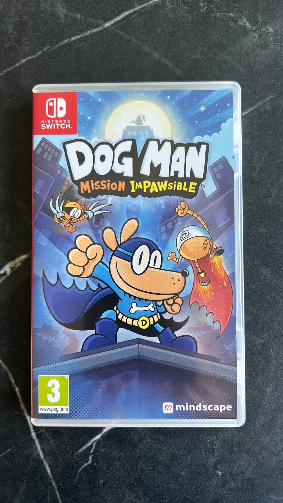Nintendo Switch game Dog Man Mission Impawsible, 1 speler, Zo goed als nieuw, Vanaf 3 jaar, Ophalen