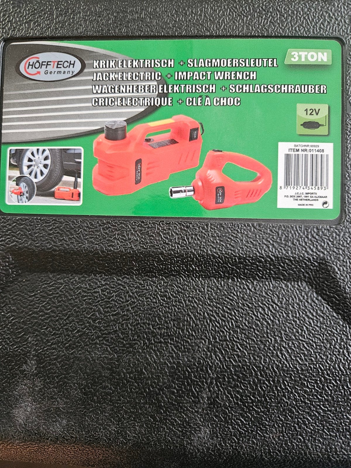 12 v 3 tons krik en slagmoer sleutel, Auto diversen, Autogereedschap, Ophalen, Nieuw