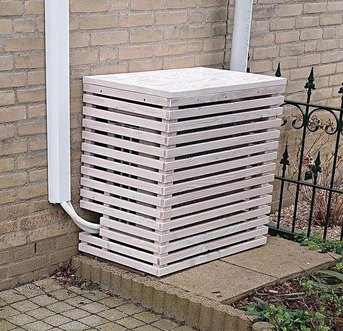 Een mooie Douglas ombouw past ook om jouw airco buiten-unit, Ophalen, Nieuw