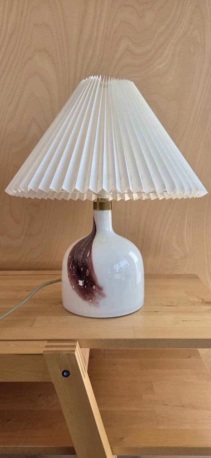 Holmegaard lamp Art Symmetrisk, Huis en Inrichting, Gebruikt, Overige merken, Wit, Ophalen of Verzenden