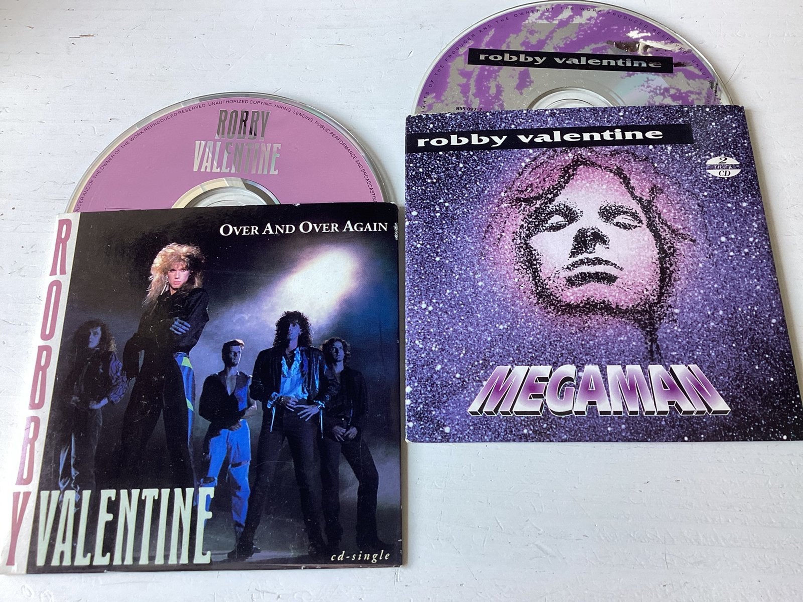 2 cd singles Robby Valentine, Cd's en Dvd's, Verzenden, Zo goed als nieuw
