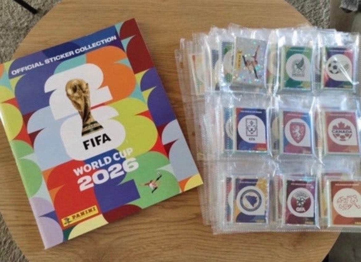 Complete Panini WK 2026 USA Sticker Collectie met Leeg Boek, Verzamelen, Ophalen of Verzenden, Nieuw, Overige sporten, Boek of Tijdschrift