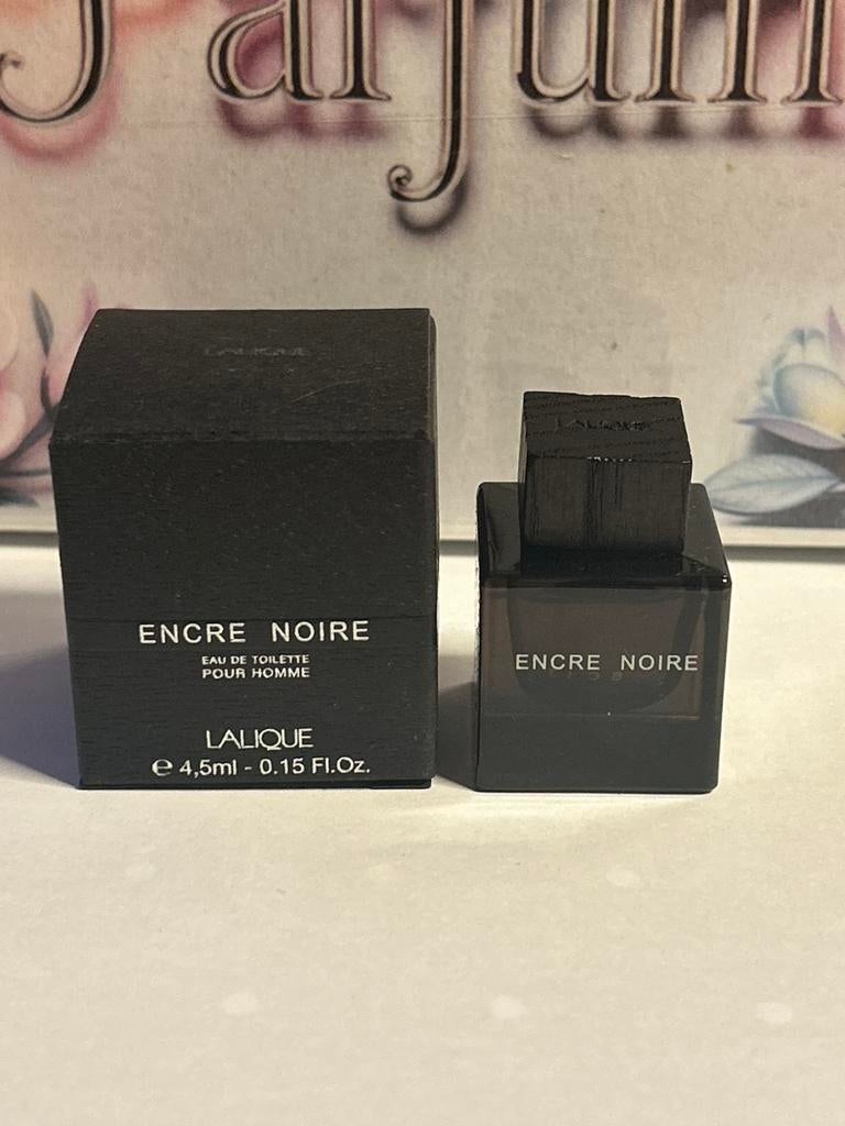 Lalique - encre noire pour homme miniature 4,5ml edt, Ophalen of Verzenden, Nieuw, Miniatuur, Gevuld