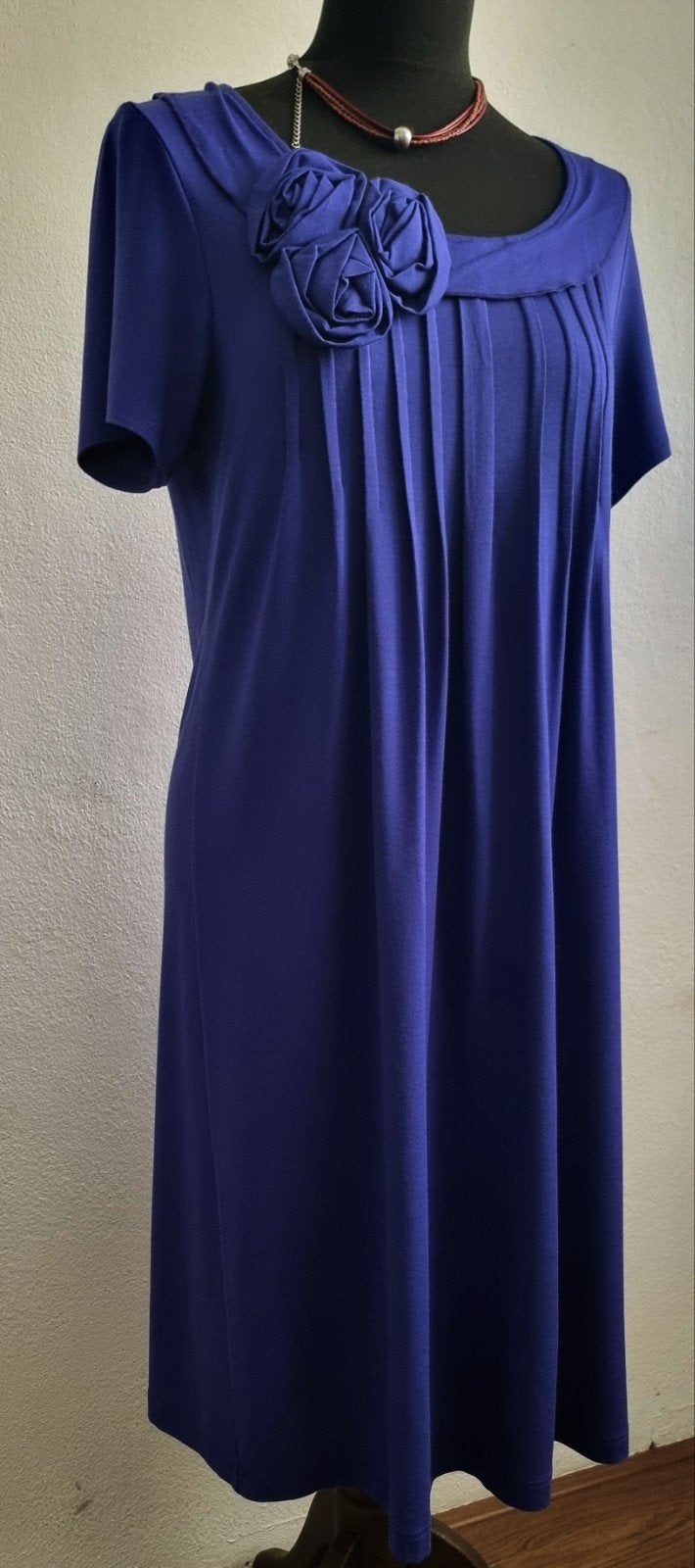 Peter Hahn royal blue jurk  m 40/42 nieuw WP170€, Maat 38/40 (M), Blauw, Nieuw, Ophalen of Verzenden