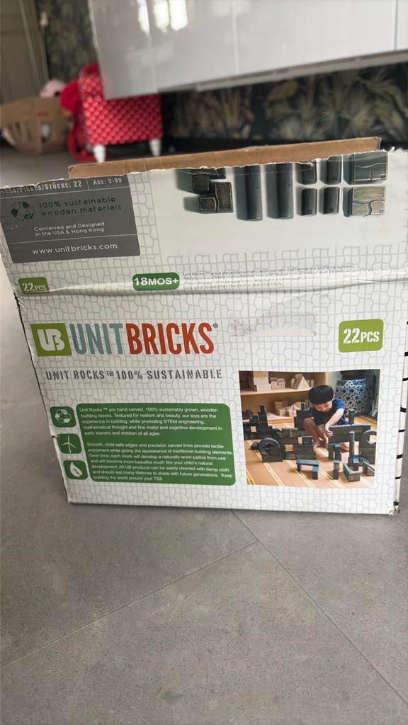 Unit rocks bouwblokken, Ophalen of Verzenden, Zo goed als nieuw, Bouwen