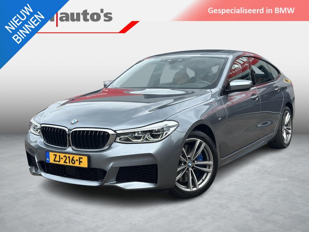 BMW 6-serie Gran Turismo 640i xDrive M-Sport|Night vision|Ad, Auto's, Automaat, Lichtsensor, Gebruikt, Euro 6