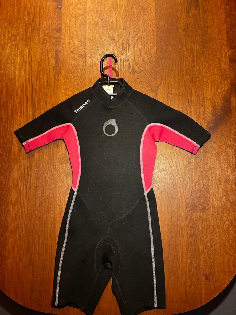 Tribord Wetsuit Kinderen Maat 133/142 Zwart/Roze, Watersport en Boten, Windsurfen, Ophalen of Verzenden, Gebruikt, Overige typen
