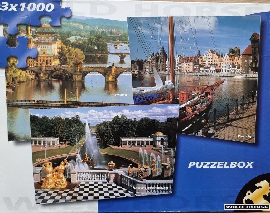 Praag, st Pietersburg en Danzig, Ophalen of Verzenden, 500 t/m 1500 stukjes, Zo goed als nieuw, Legpuzzel