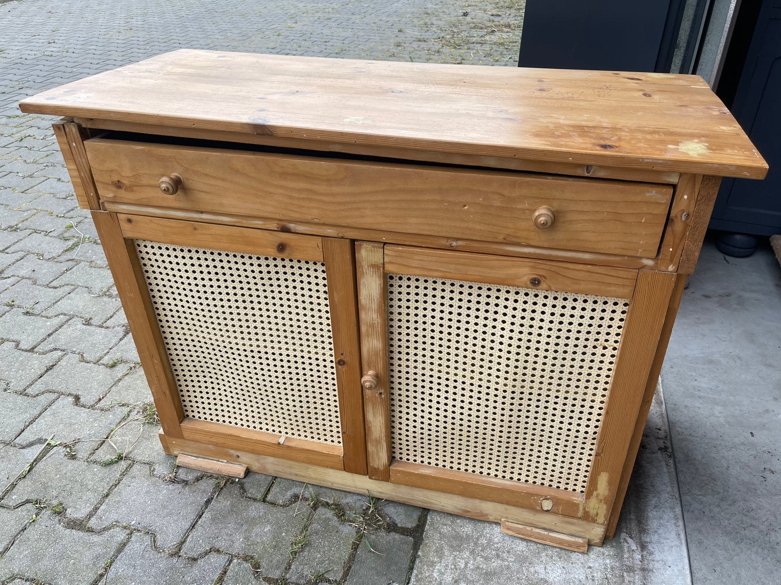 Leuk kastje met webbing!, Huis en Inrichting, Kasten | Dressoirs, Ophalen, Zo goed als nieuw, 25 tot 50 cm, 50 tot 100 cm