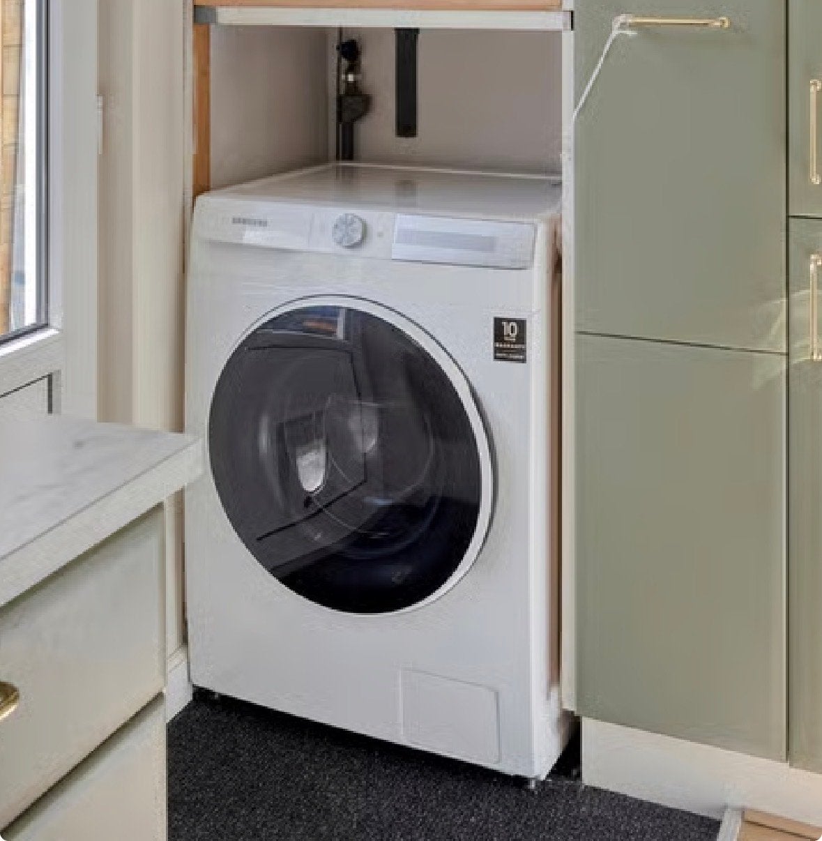 Samsung Quickdrive Wasmachine 9kg WW90T734AWH, Witgoed en Apparatuur, Ophalen, 1200 tot 1600 toeren, Gebruikt, 8 tot 10 kg