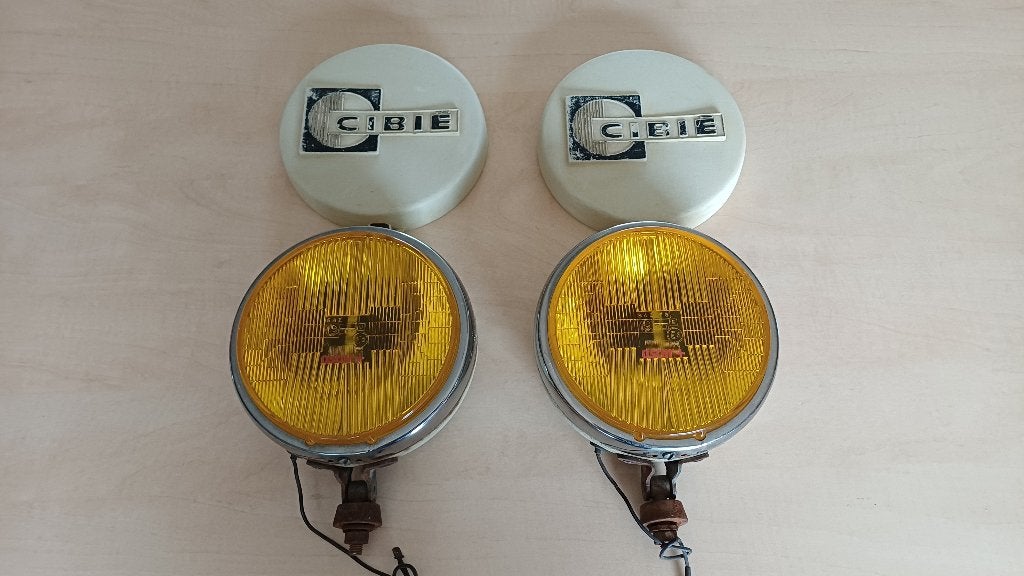 Cibië Oscar mistlampen / verstralers. Met beschermkappen., Ophalen of Verzenden, Gebruikt