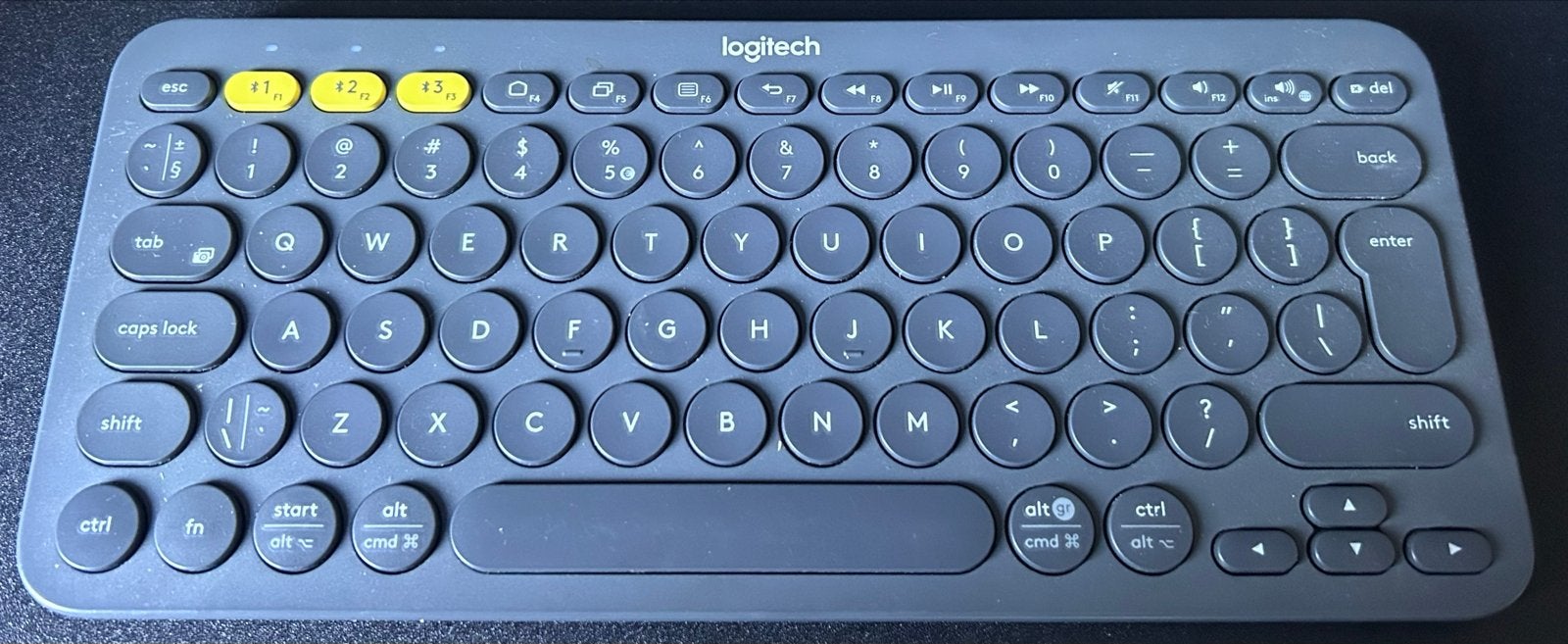Logitech K380 Draadloos Bluetooth Toetsenbord QWERTY, Computers en Software, Toetsenborden, Gebruikt, Multi-device, Ophalen of Verzenden