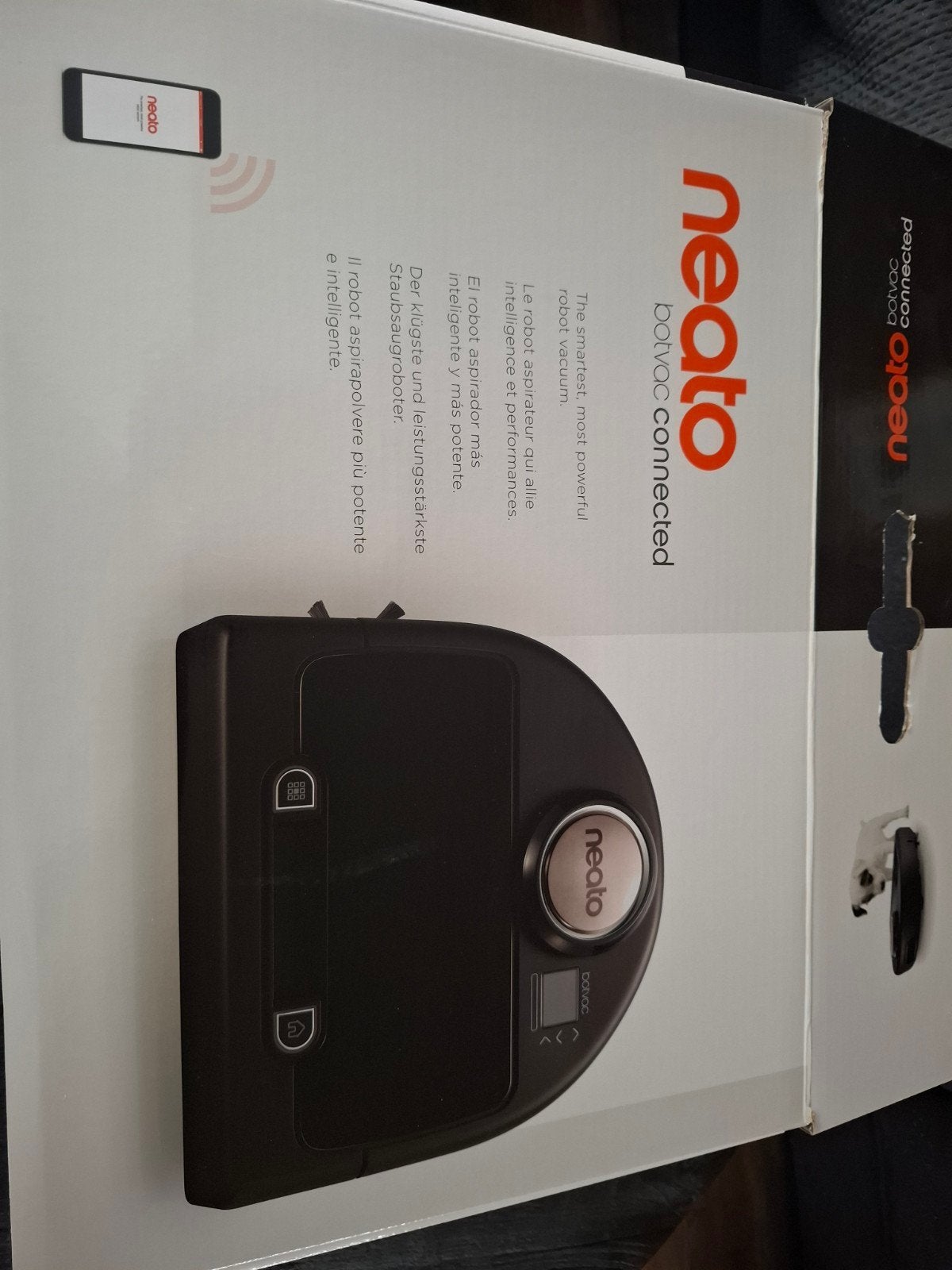Neato Botvac Connected DC02 Robotstofzuiger zgan, Ophalen, Zo goed als nieuw, Bedienbaar via app, Robotstofzuiger