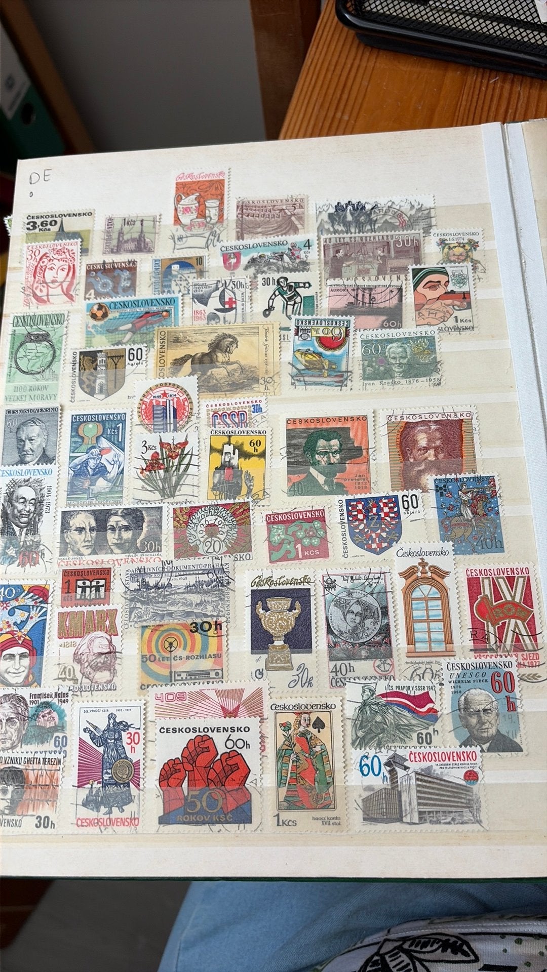 Mooie postzegels Tsjechoslowakije DE, Postzegels en Munten, Postzegels | Europa | Overig, Verzenden, Overige landen