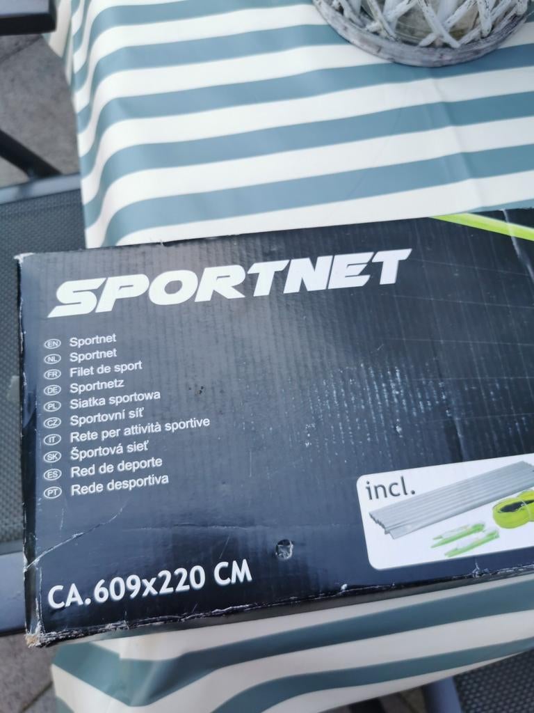 Netje voor tennis, badminton enz. Nieuw niet gebruikt, Sport en Fitness, Badminton, Ophalen of Verzenden, Nieuw, Racket(s)