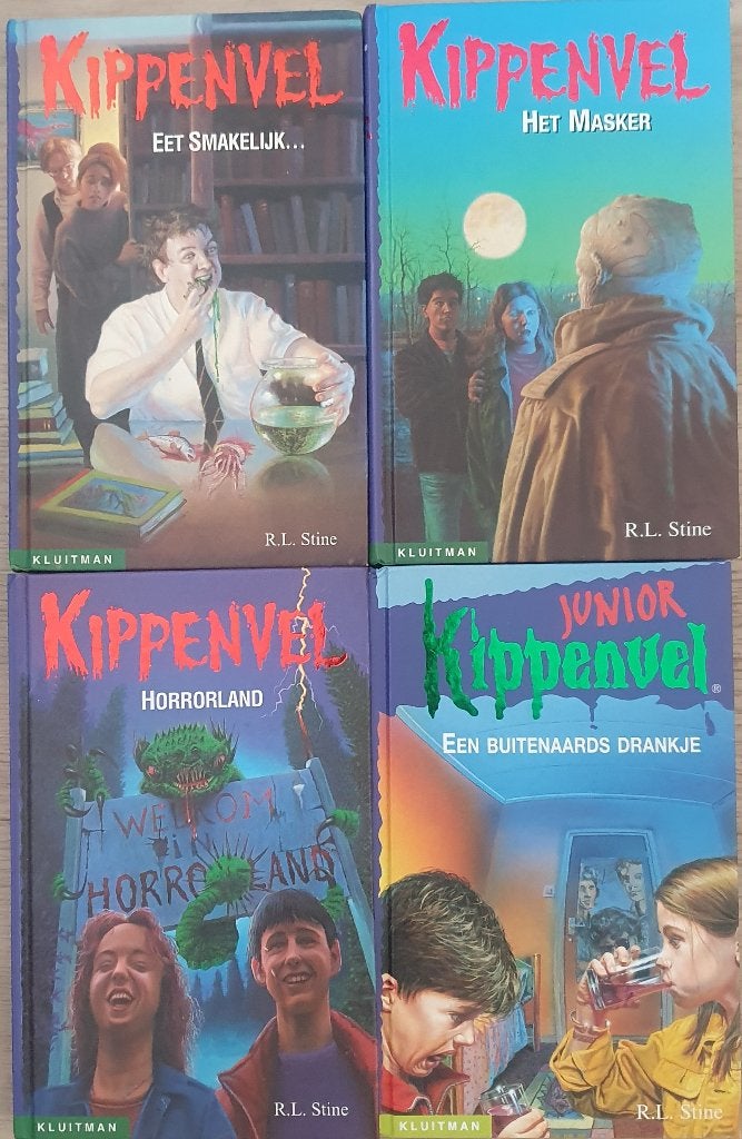 Kippenvel boeken: Horrorland + Het Masker + Eet Smakelijk, Ophalen of Verzenden, Zo goed als nieuw