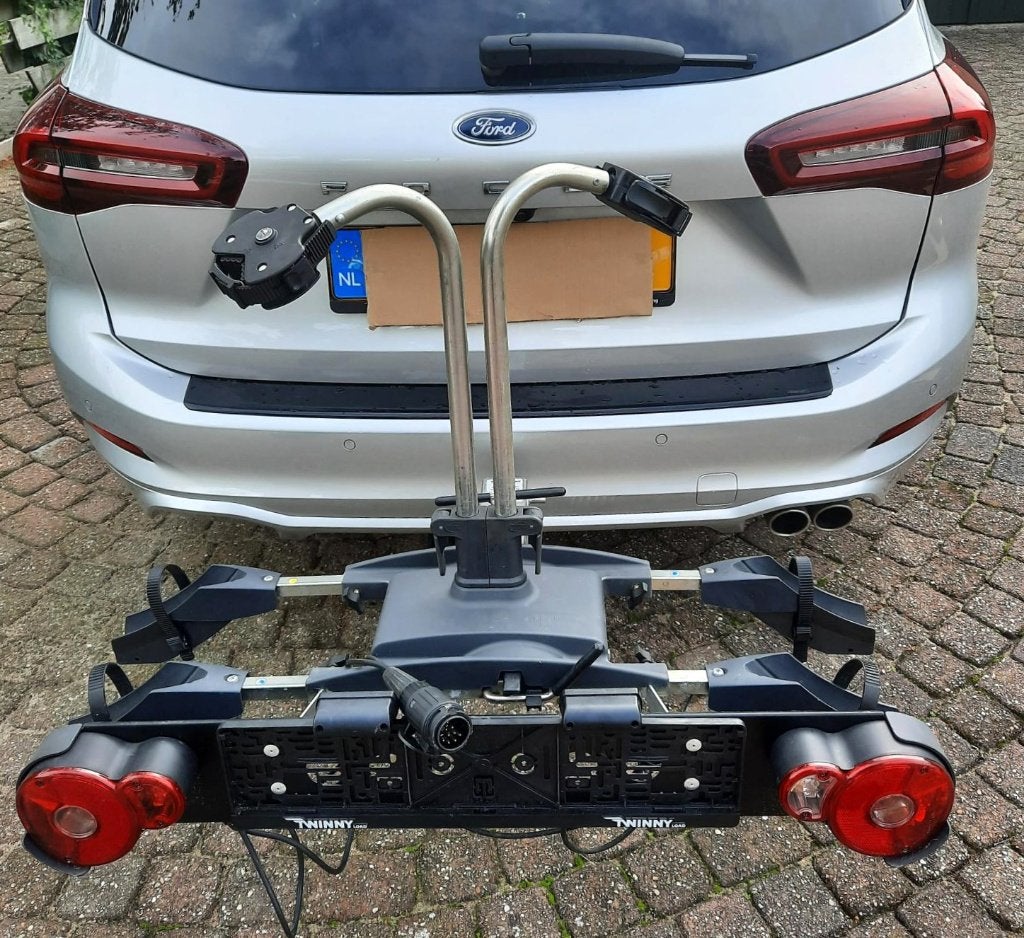 Twinny Load fietsendrager voor electrische fietsen  75 kg, Ophalen, Zo goed als nieuw, 2 fietsen, Trekhaakdrager
