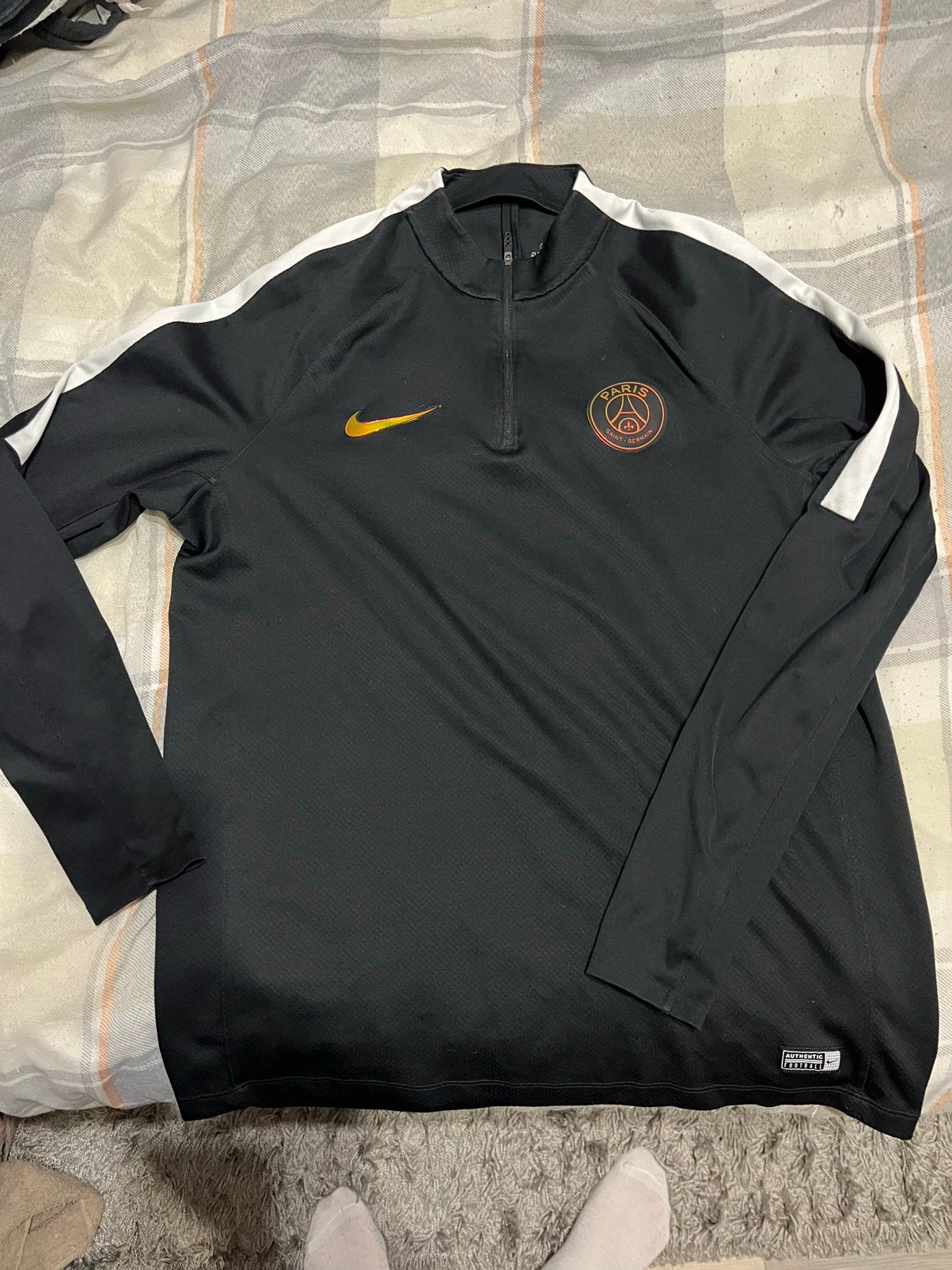 PSG pull over (Half-zip), Verzenden, Zo goed als nieuw, Blauw