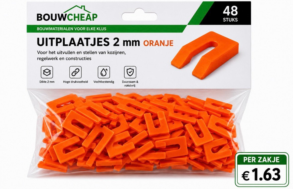 Uitvulplaatjes in klein verpakking, Ophalen of Verzenden, Nieuw, Minder dan 50 mm