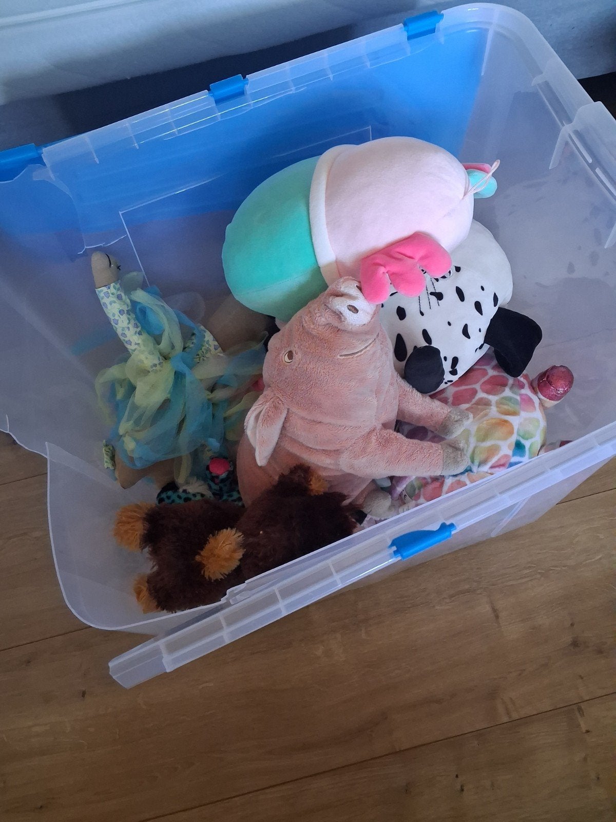 heele doos vol met knuffels, Ophalen, Gebruikt, Overige typen