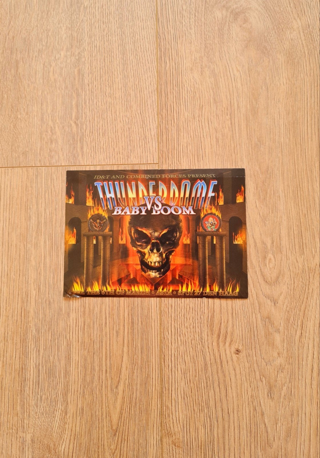Thunderdome vs Baby Boom - 6 Maart 1998, Verzamelen, A4 of kleiner, Rechthoekig Liggend, Ophalen of Verzenden, Zo goed als nieuw