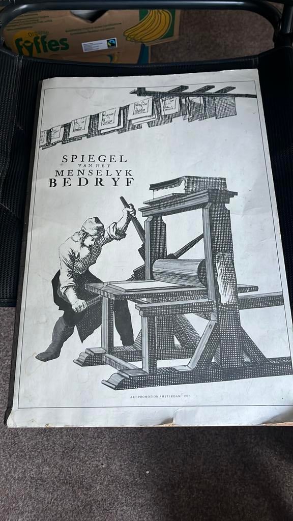 Oude folder 1977, Antiek en Kunst, Ophalen of Verzenden