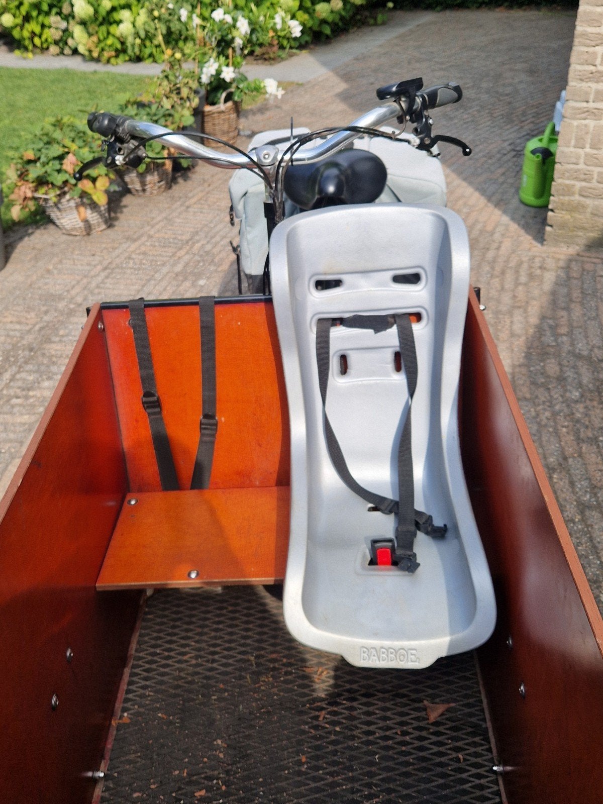 Babboe peuterstoel voor bakfiets, Ophalen of Verzenden, Gebruikt, Achterzitje, Babboe