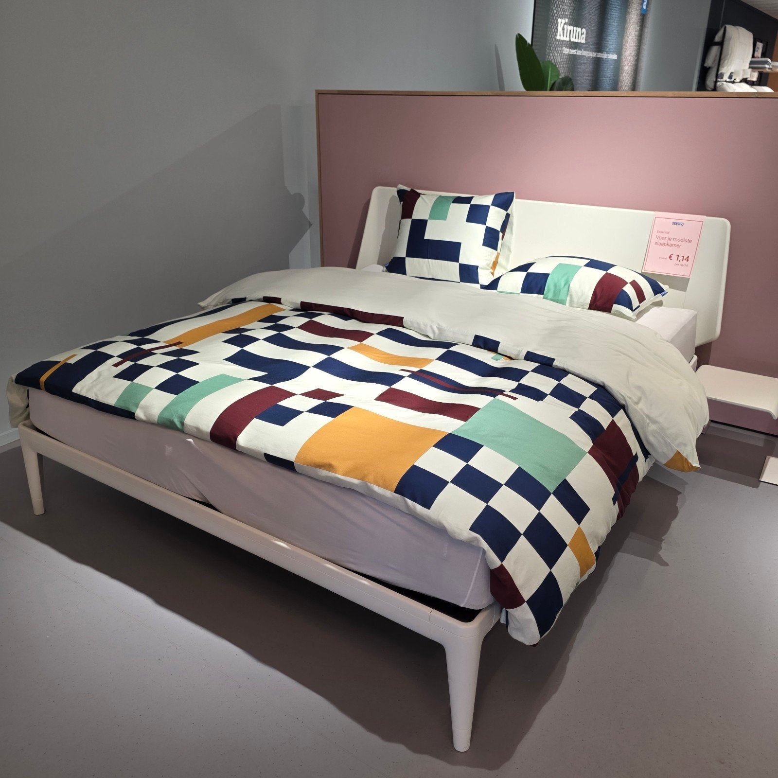 Showroom Auping Essential Bed 180x200, Ophalen of Verzenden, Zo goed als nieuw, Tweepersoons, 180 cm