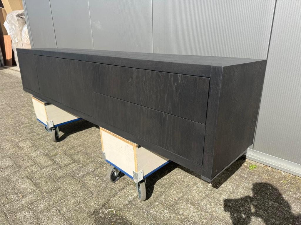 TV Kast Puur, in Eiken, Ophalen, Info@vermeermeubelen.nl, Vermeer Meubelen, Eikenhout