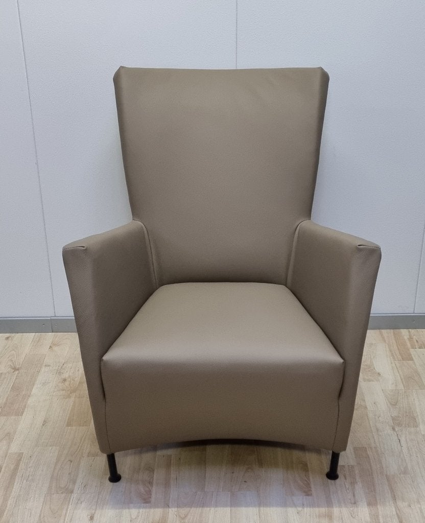 Montis Windy fauteuil refurbished nieuw leer Mocca, Huis en Inrichting, Nieuw, 75 tot 100 cm, Ophalen of Verzenden, Montis Design