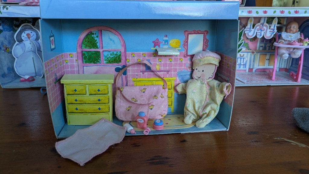 Mini Baby Born verzorgingsset, Ophalen of Verzenden, Zo goed als nieuw, Babypop