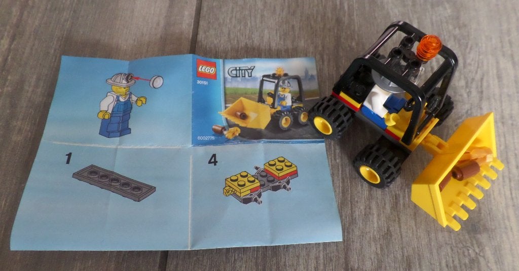 Lego City 30151 Graafwagen, City, Lego, Inclusief instructies, Ophalen of Verzenden