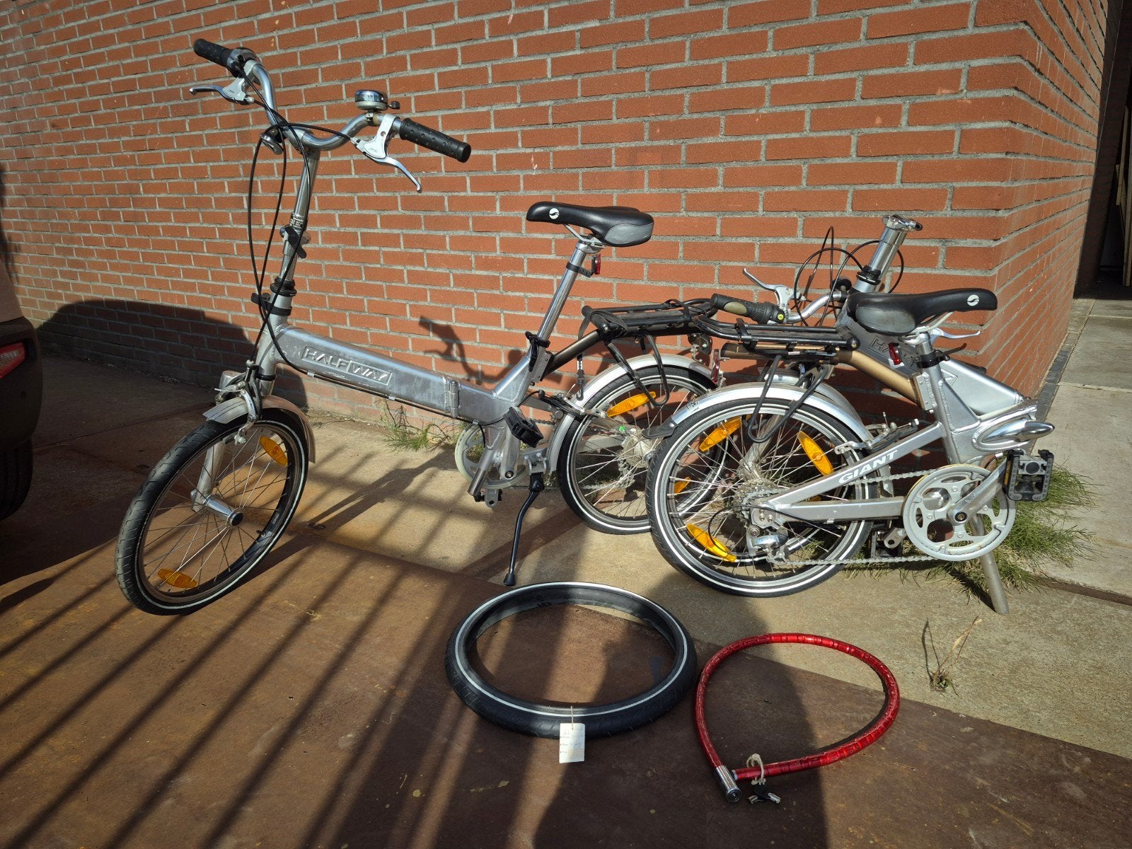 2 Halfway vouwfietsen met 7 versnellingen en accessoires, Fietsen en Brommers, Fietsen | Vouwfietsen, Ophalen