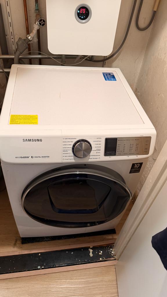 Samsung wasmachine droger combinatie, Witgoed en Apparatuur, Wasdrogers, Zo goed als nieuw, Condens, 85 tot 90 cm, Ophalen
