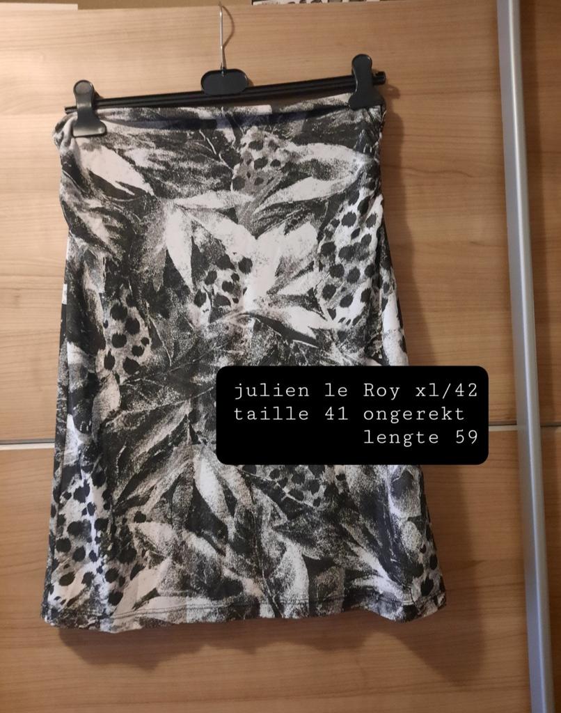 Julien le roy rok xl/42, Kleding | Dames, Ophalen of Verzenden, Zo goed als nieuw, Maat 42/44 (L), Zwart