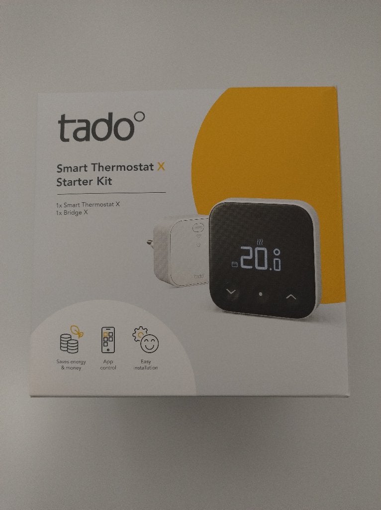 Tado slimme thermostaat X starterskit, Ophalen of Verzenden, Slimme thermostaat, Nieuw