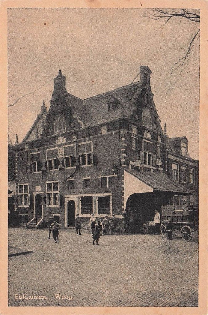 703-096-029 Enkhuizen Waag, Verzamelen, Verzenden, Voor 1920, Noord-Holland