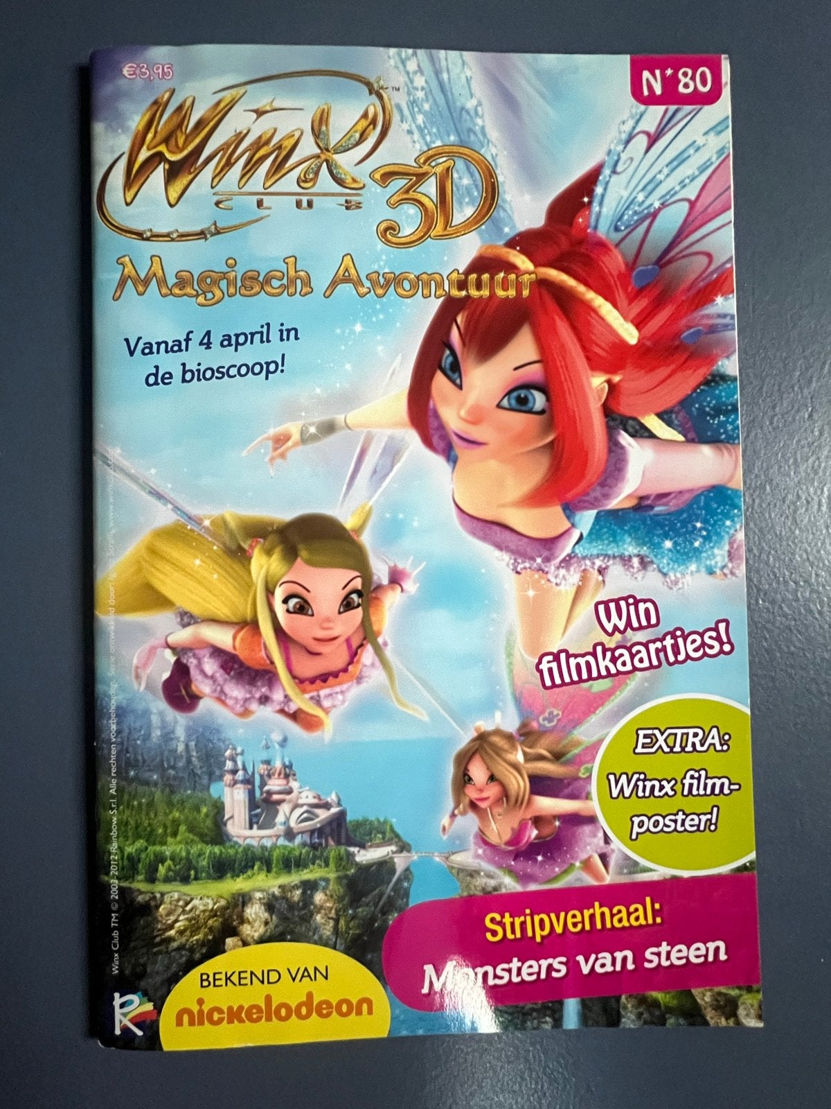 Winx Club Magazine #80 met grote filmposter, Ophalen of Verzenden, Gelezen, Muziek, Film of Tv