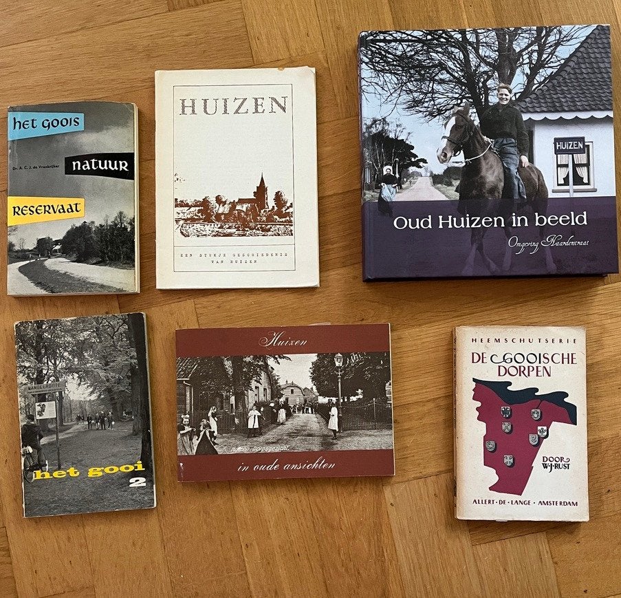 Zes boeken over 't Gooi, Ophalen of Verzenden, Gelezen