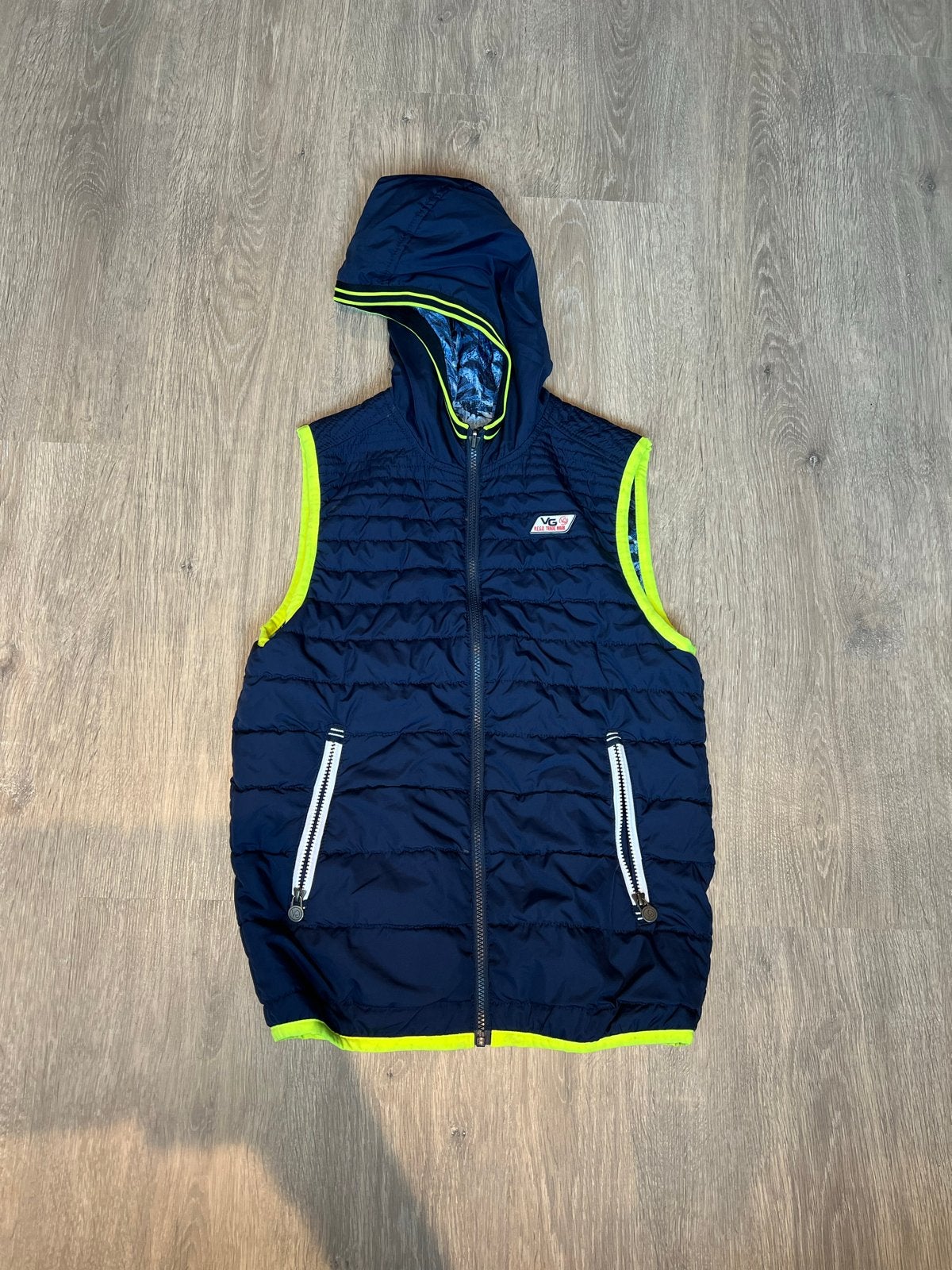 Vingino Reversible Bodywarmer Maat 14 (164), Kinderen en Baby's, Kinderkleding | Maat 164, Verzenden, Zo goed als nieuw, Jongen