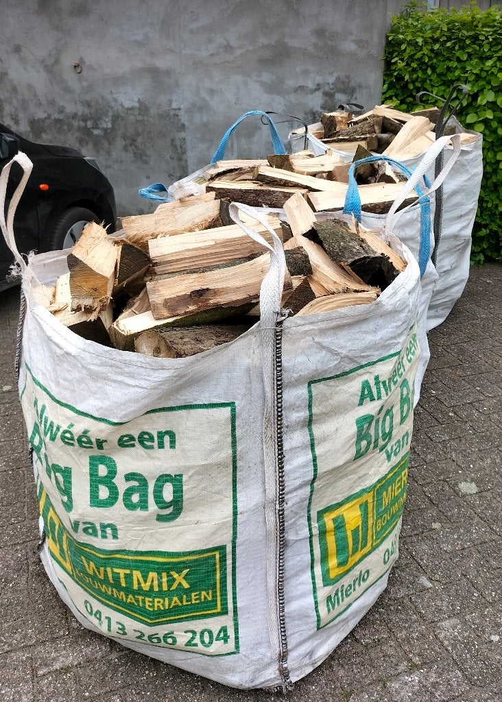 Kachelhout hardhout, Tuin en Terras, Haardhout, Minder dan 3 m³, Ophalen, Eikenhout, Stammen